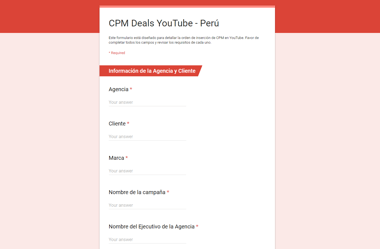 CPM Deals YouTube