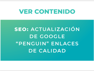 SEO: Actualización de Google "Penguin" Enlaces de calidad