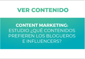 Content Marketing: Estudio - ¿Qué contenidos prefieren los blogueros e influencers
