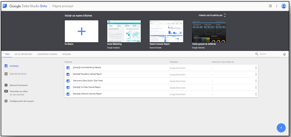 Google Data Studio Beta