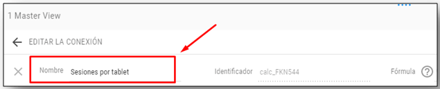 Introduce un nombre para Campo Calculado