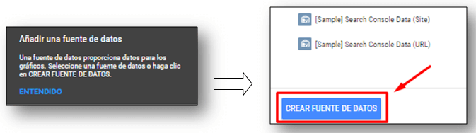 Crear fuente de datos